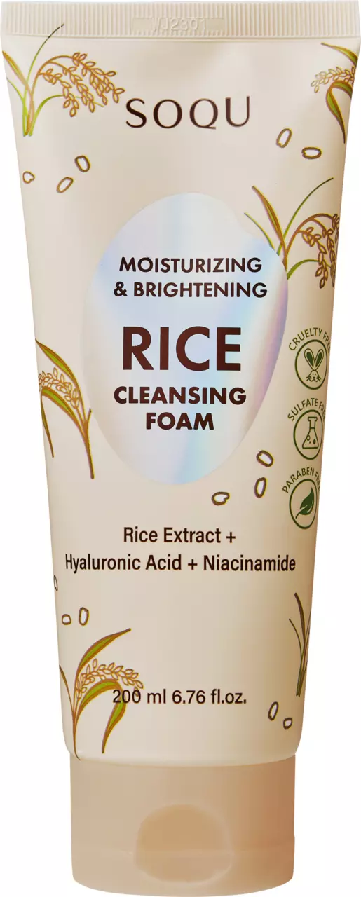 SOQU Rice Foam Cleanser 200 ml