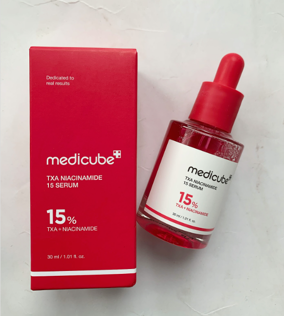 medicube TXA+Niacinamide 15% Glow Facial Serum for After Spot Care | All-in-One Daily Korean Skincare | Uneven Skin Tone, Texture, and Hydration Care 