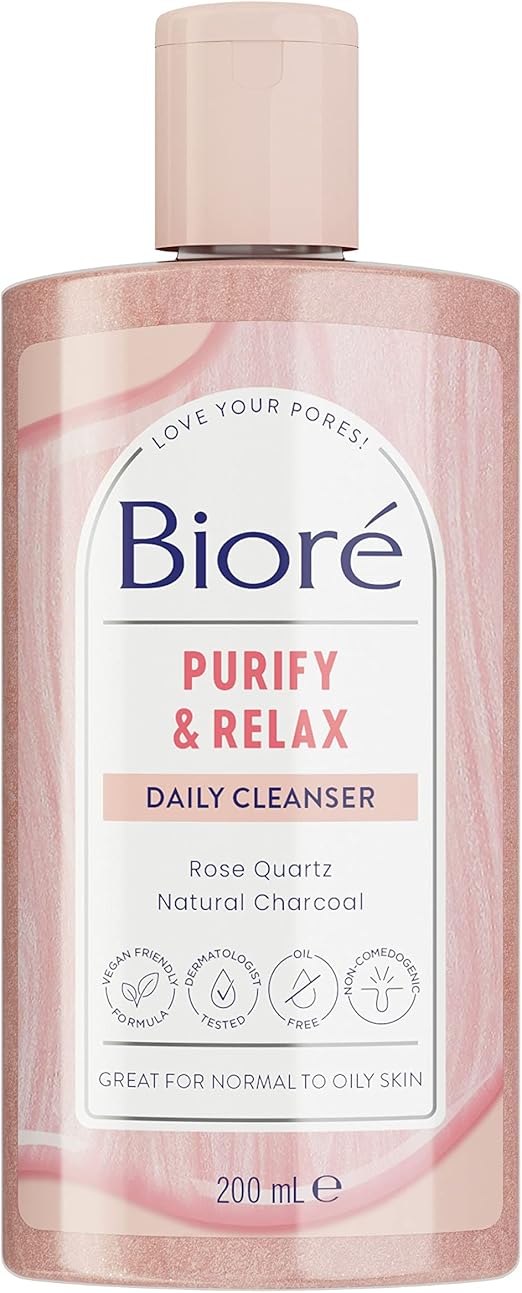 Biore Purify and Relax Daily Cleanser, 200 ml